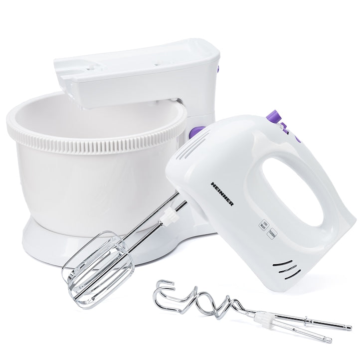Mixer cu bol Heinner HMB-350UV, putere: 300W, 5 viteze, turbo - EpicHome
