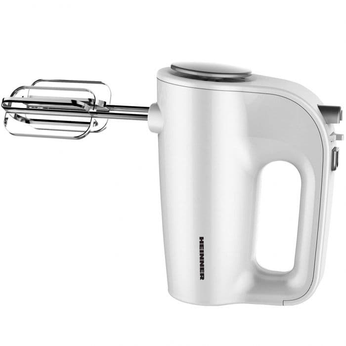 Mixer de mana Heinner HM-300WH, 300 W, 5 viteze, Alb - EpicHome