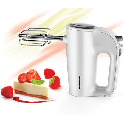 Mixer de mana Heinner HM-300WH, 300 W, 5 viteze, Alb - EpicHome