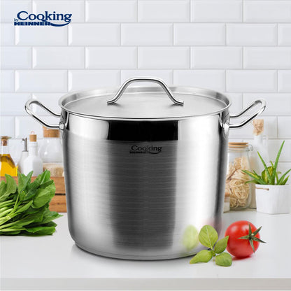 Oala+Capac Inox 20X16 Cm, 5L, Maestro, Cooking By Heinner - EpicHome