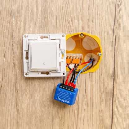 Releu smart Shelly Plus 1 Mini GEN3, 1 canal, 8A, contact uscat (dry contact) - EpicHome.ro