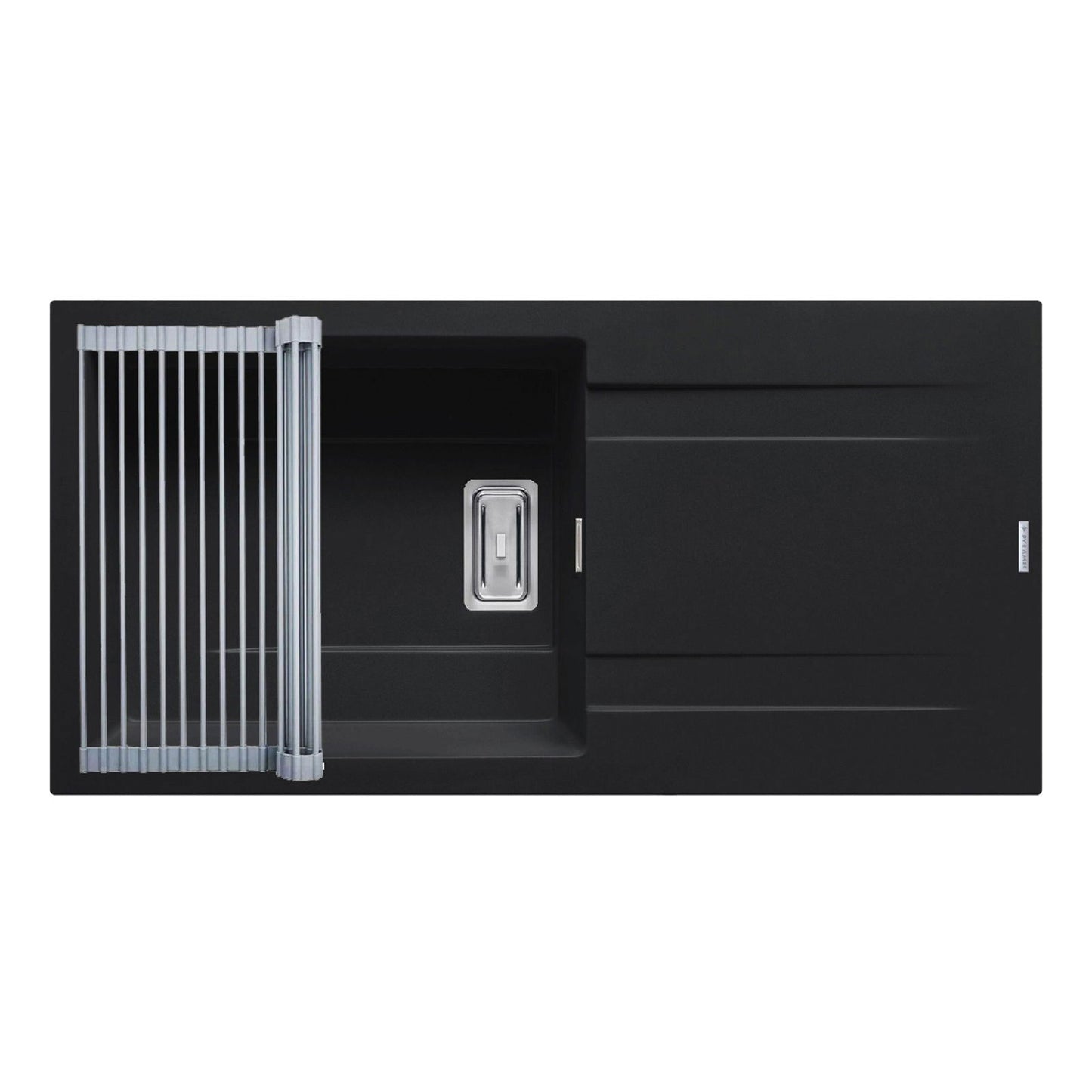 Set chiuveta granit Pyramis KARTESIO 100x50cm si suport multifunctional ROLL UP - EpicHome