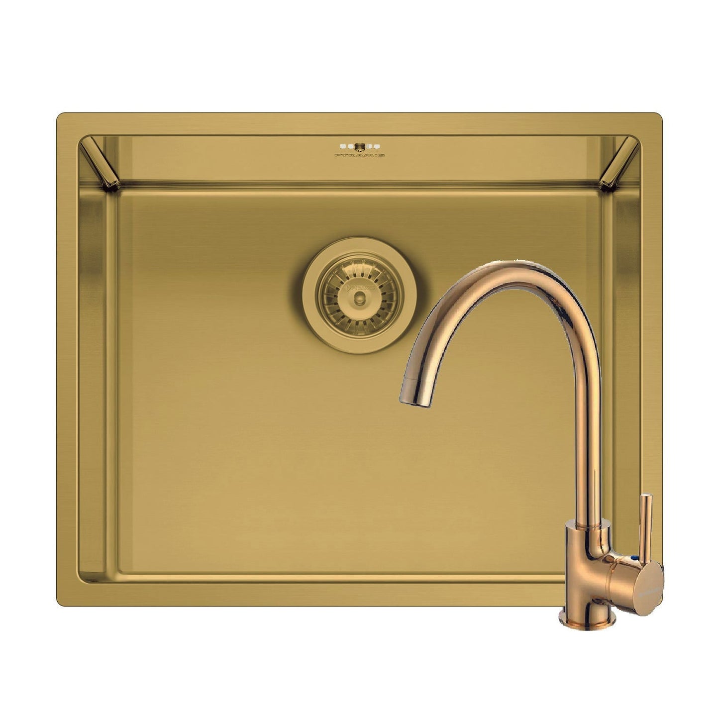 Set chiuveta inox Pyramis ASTRIS COLORA 50x40cm si baterie ECO BELLO - EpicHome