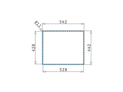 Set chiuveta inox Pyramis ASTRIS COLORA 50x40cm si baterie ECO BELLO - EpicHome