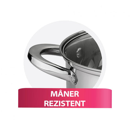 Set vase de gatit Inox 10 Piese, Madeline, Cooking By Heinner - EpicHome