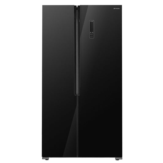 Side by Side Pyramis FSO189 Black Glass, total NO FROST, display Touch Control, clasa F, capacitate totala 532 lt - EpicHome.ro
