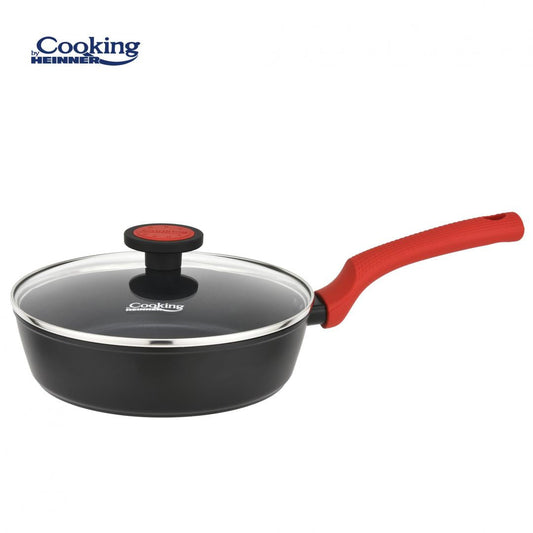 Tigale aluminiu forjat + Capac 28X7cm, REDMOON, Cooking by Heinner - EpicHome